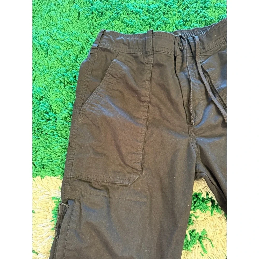 Hollister Cargo Pants Mens XS Black Excellent Epic Flex Straight Leg Utility